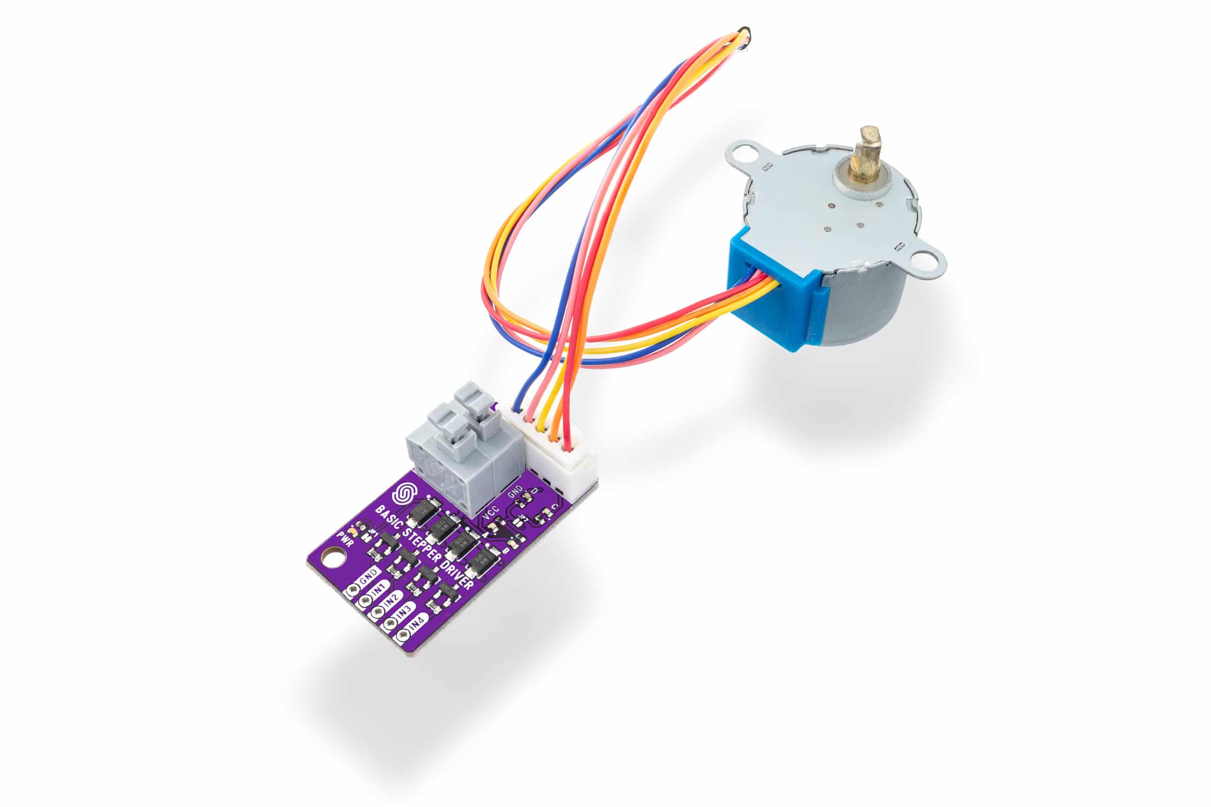 Schrittmotor mit dem Treiber  Soldered Electronics