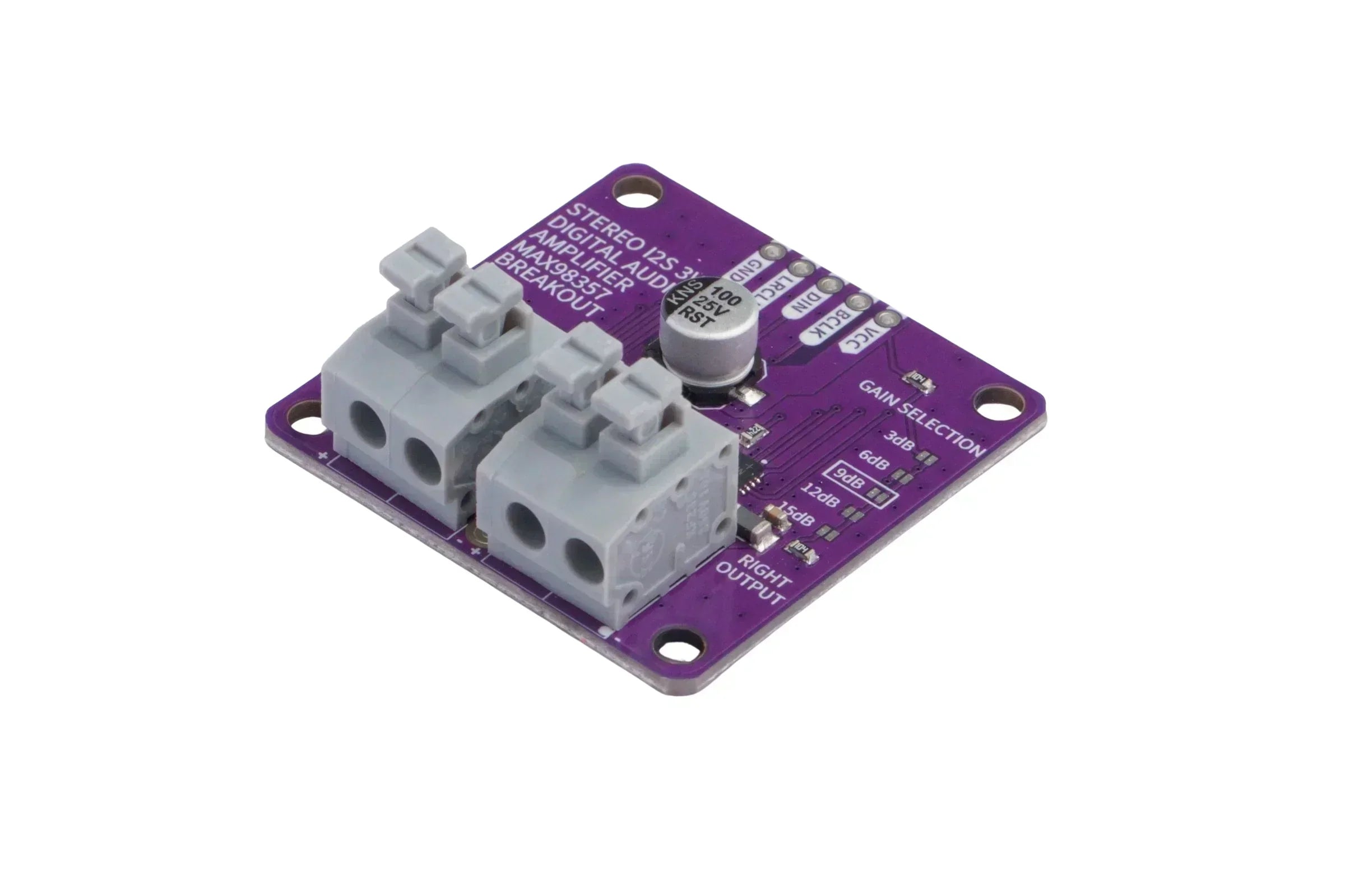 Stereo I2S Audio Amplifier MAX98357: Professional Audio for Your DIY Projects