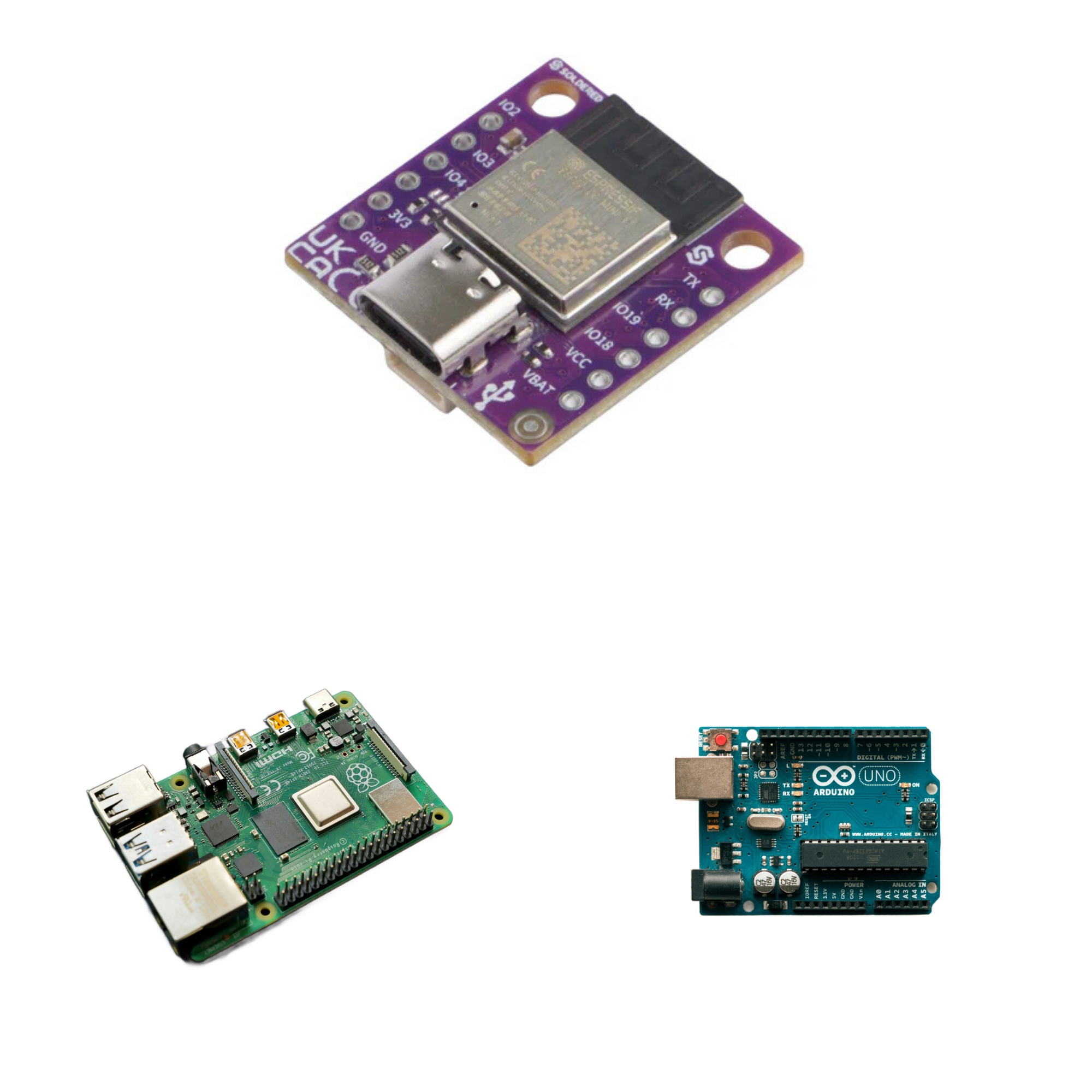 Arduino vs Raspberry Pi vs ESP32 Comparison
