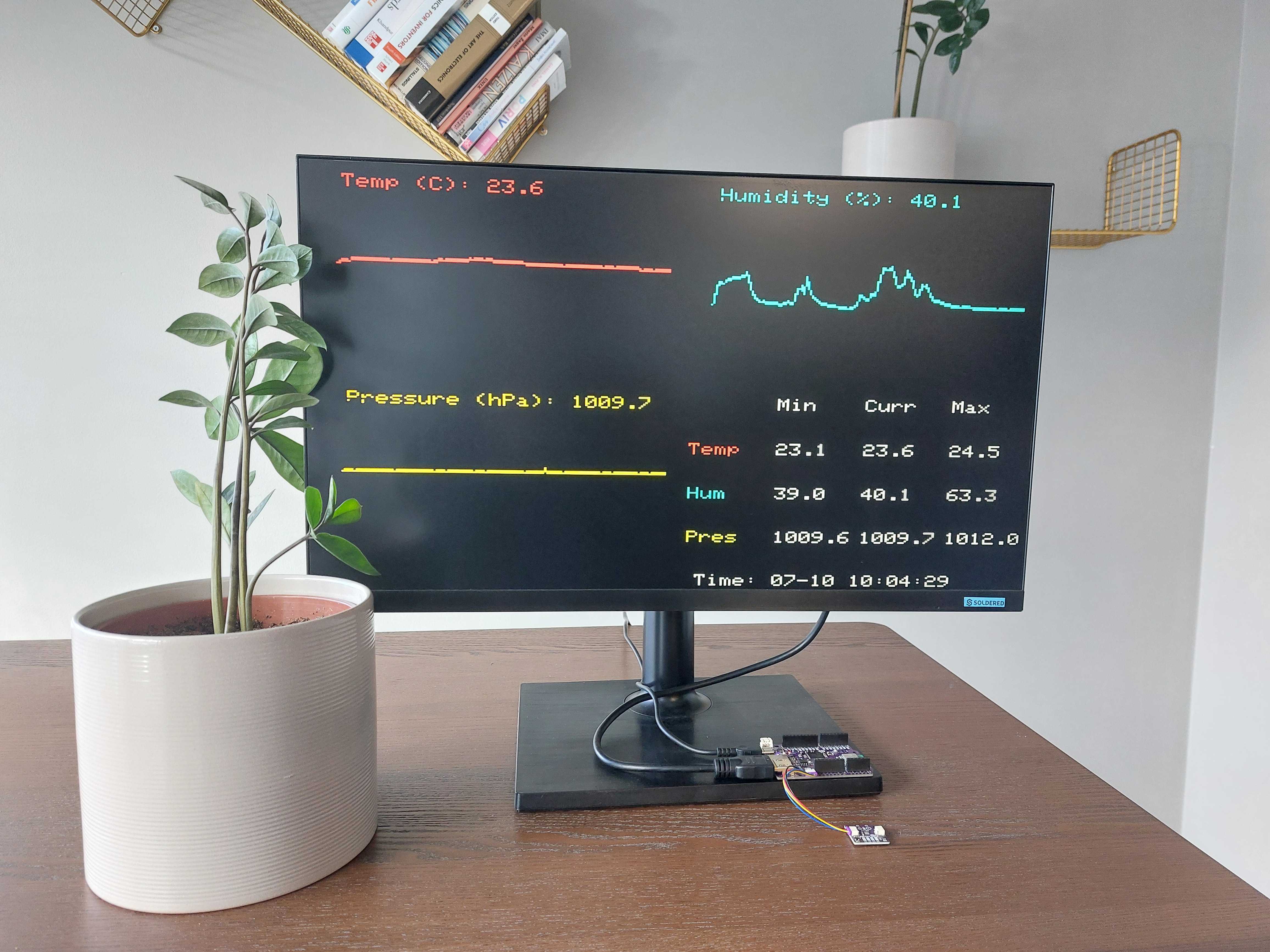 RP2350 DVI Weather Station Project: Repurpose your unused DVI displays
