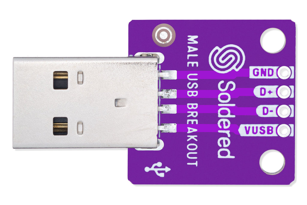 USB Type A male breakout-Actuators