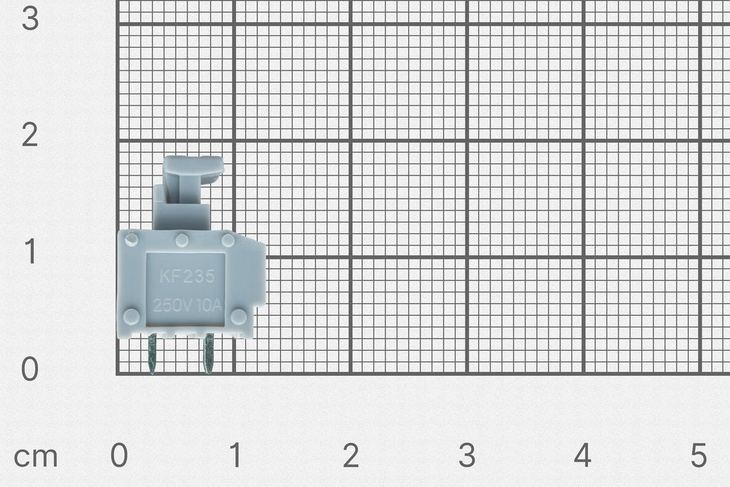 Hot plug terminal 5mm - 2 contacts-Komponente