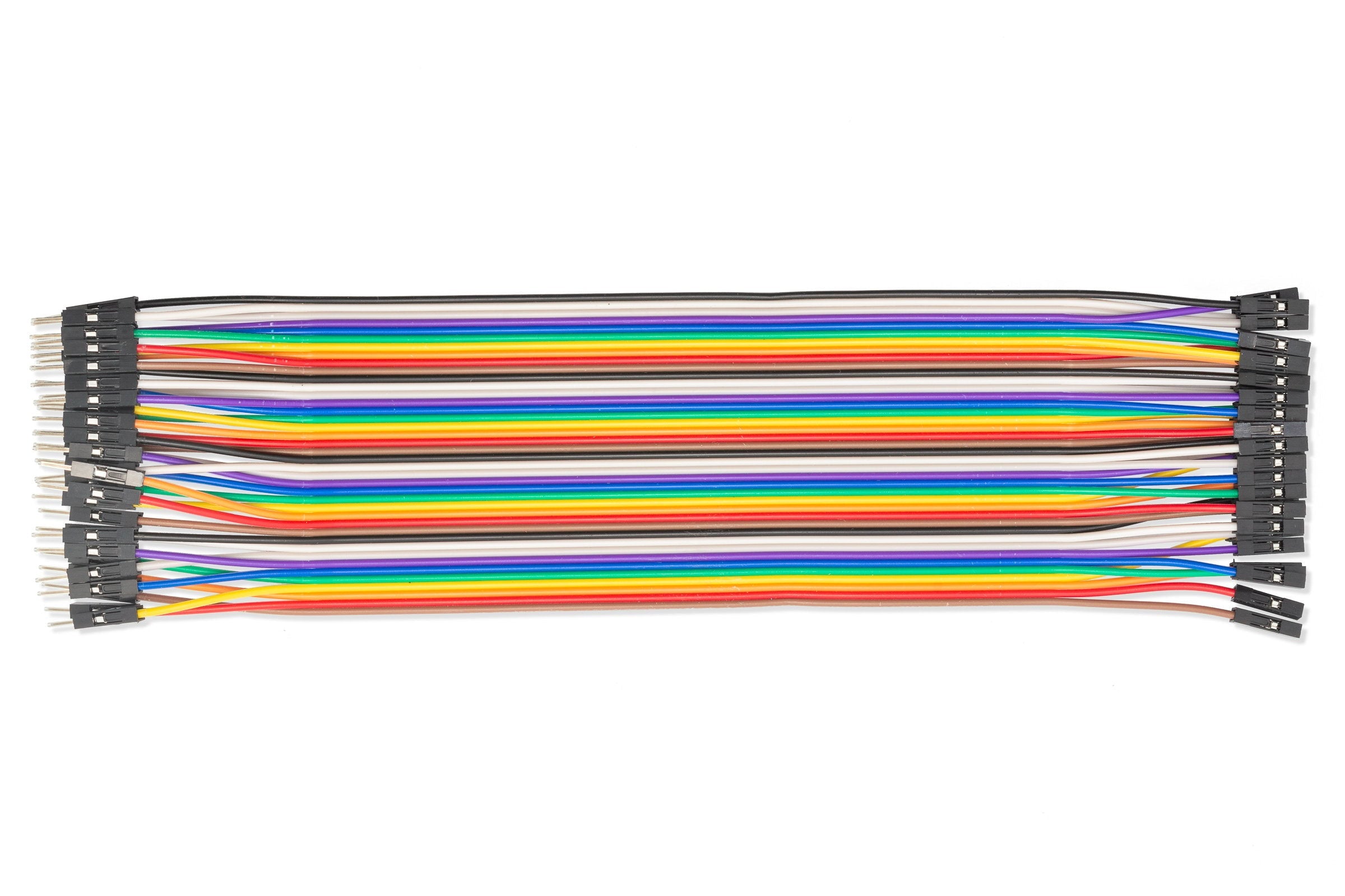 Set of Male-Female Cables, 40 Pieces