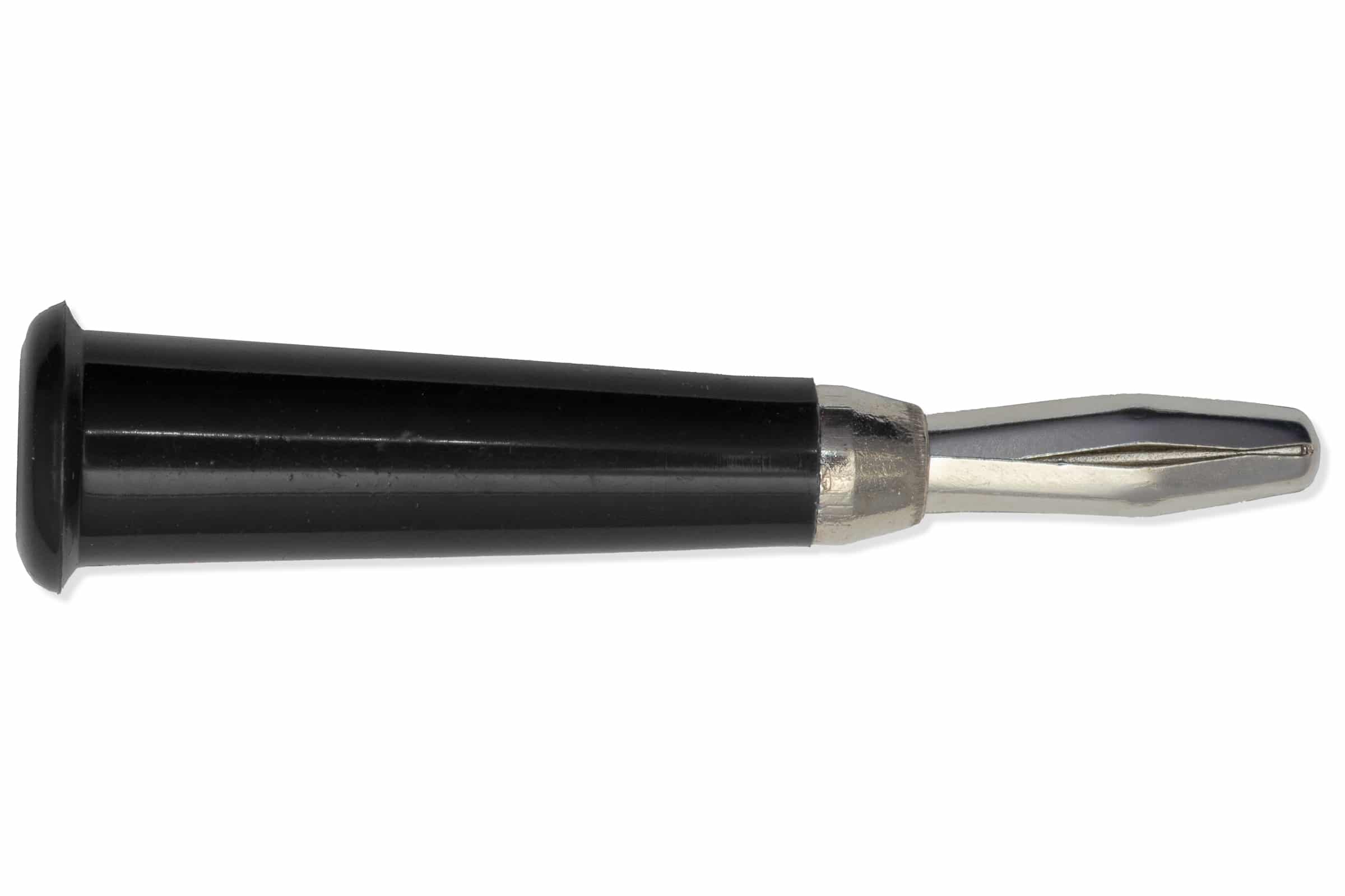 Bananenstecker, 4mm, schwarz