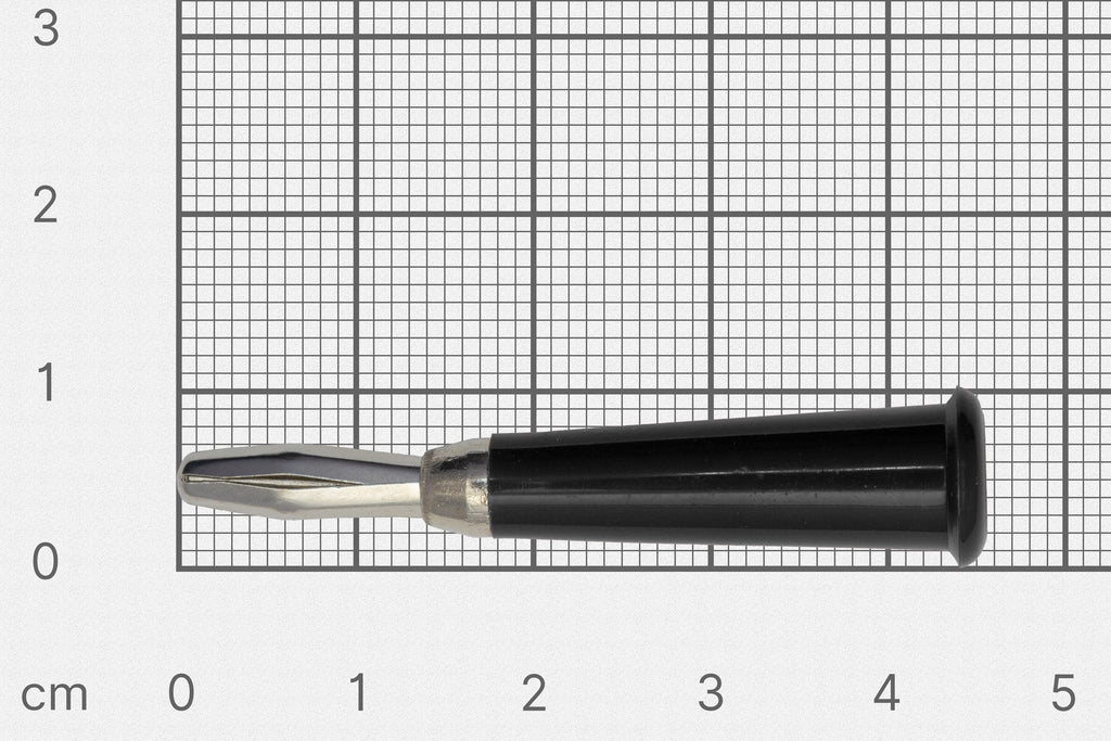 Bananenstecker, 4mm, schwarz