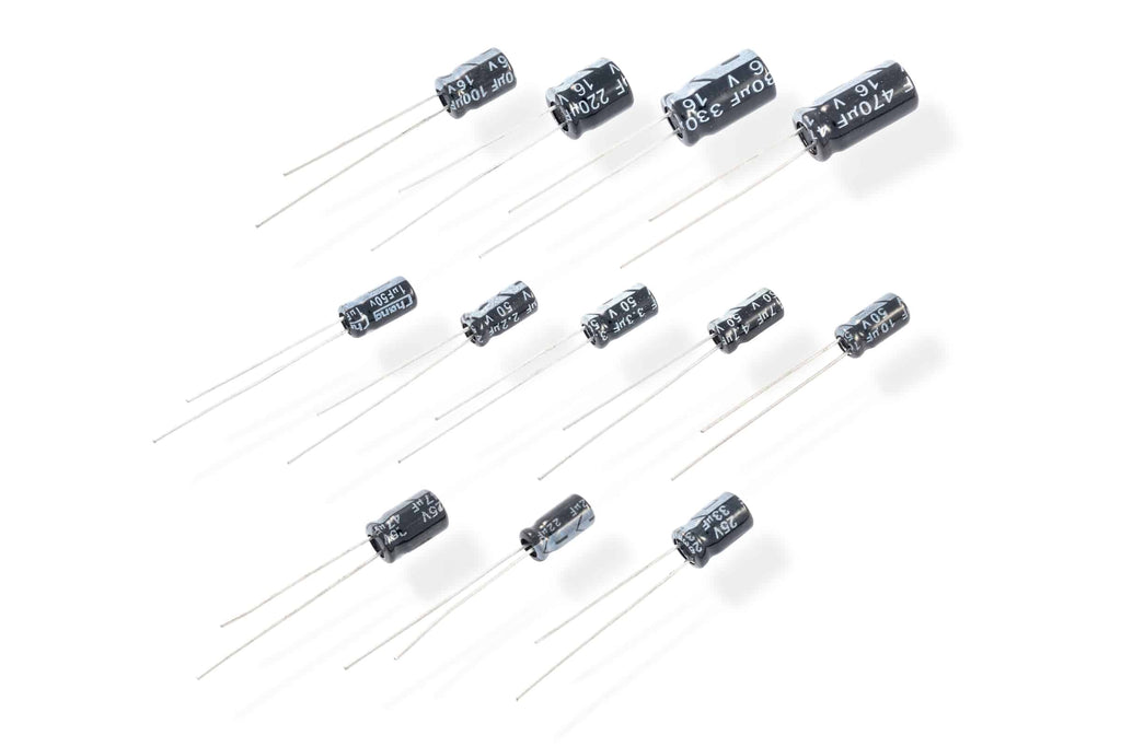 Set of Electrolytic Capacitors, 120 Pieces