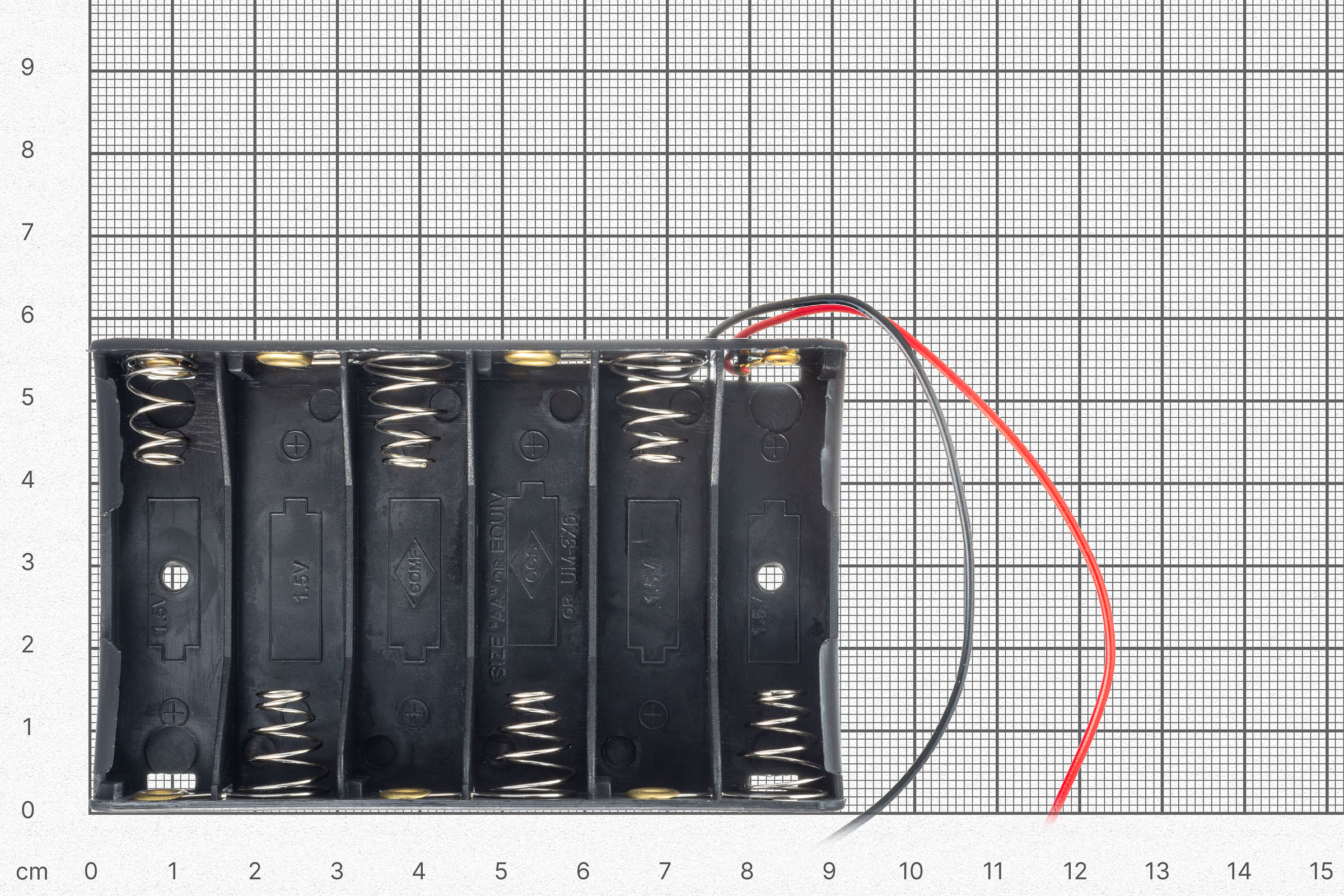 6xAA battery holder-Batteries