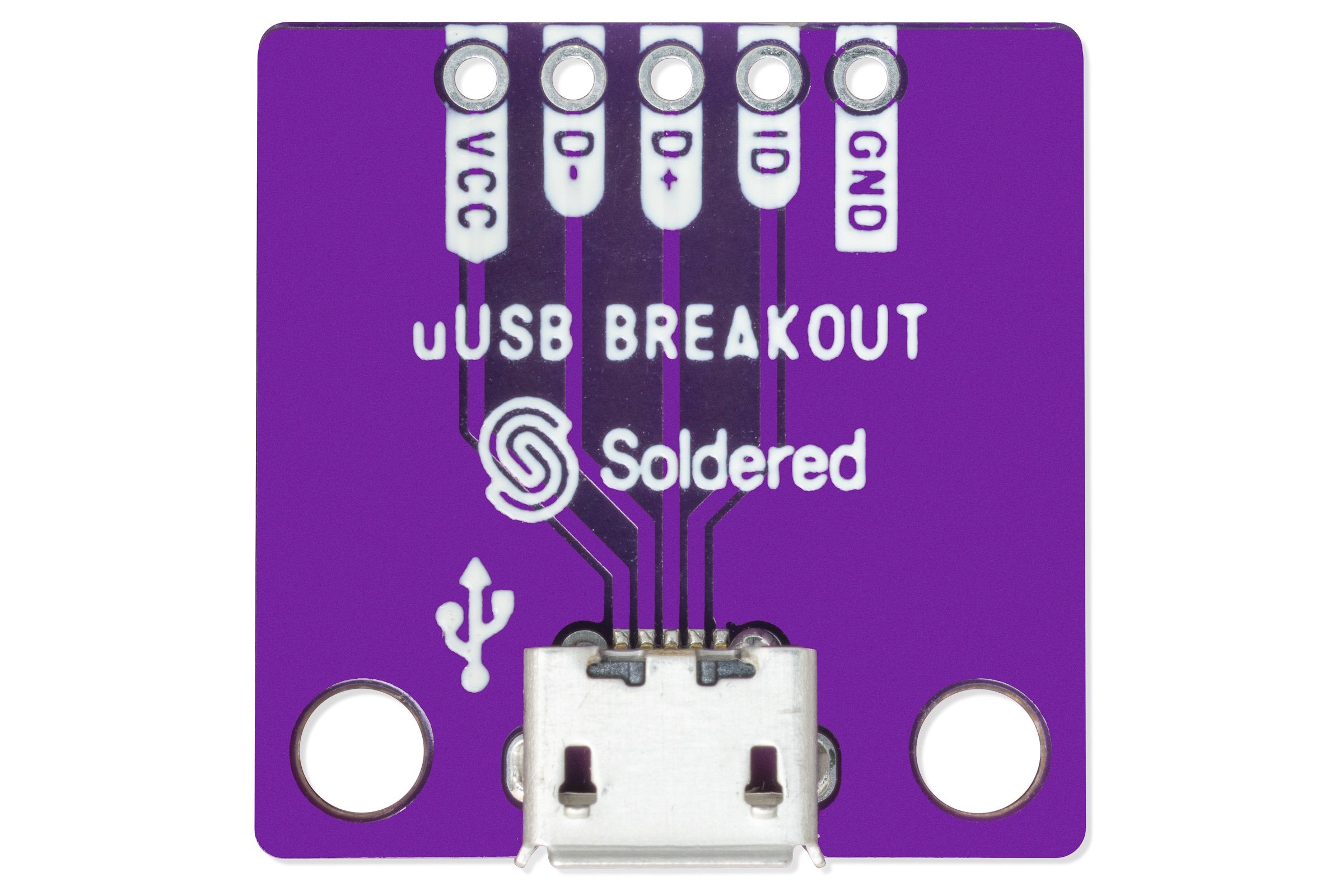 MicroUSB female connector breakout-Actuators