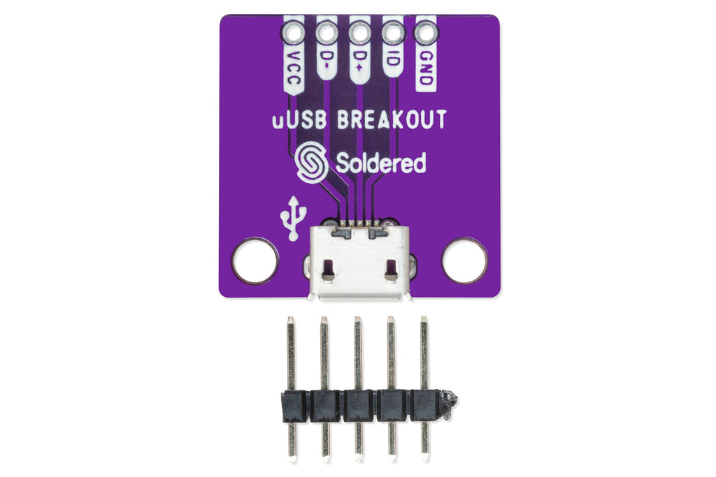 MicroUSB female connector breakout-Actuators