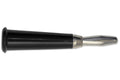 Bananenstecker, 4mm, schwarz