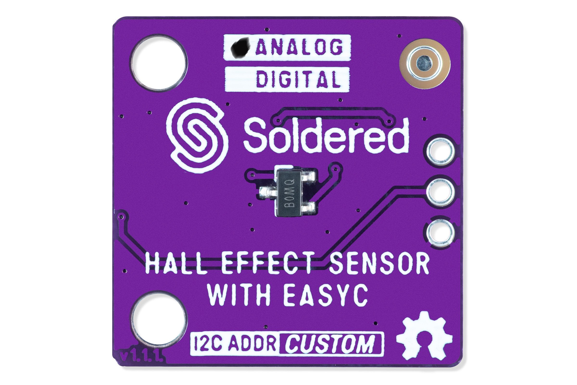 Hall effect sensor breakout with analog output &amp; easyC-Sensors