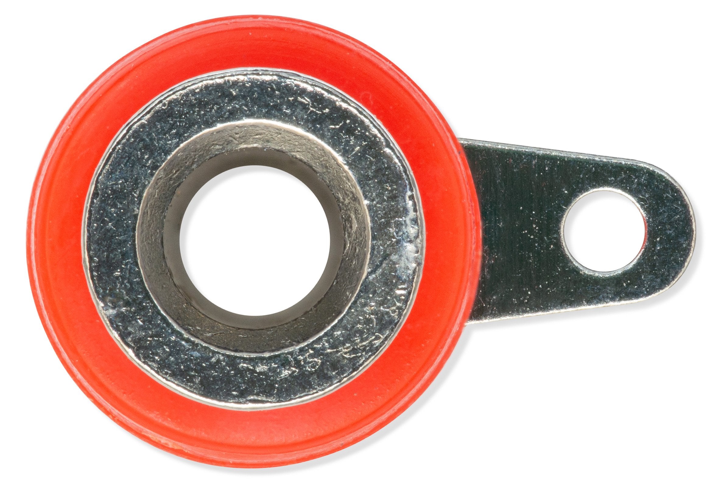 Banana konektor, 4 mm, ženski, crveni