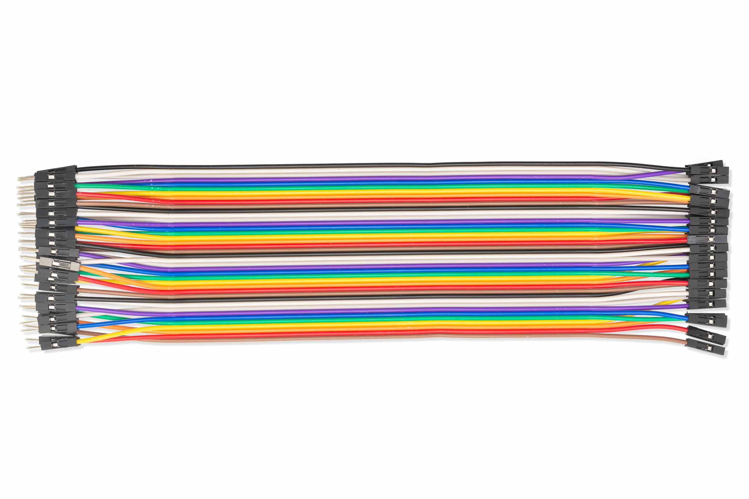 Set of male-female cables, 40 pieces-Breadboard cables