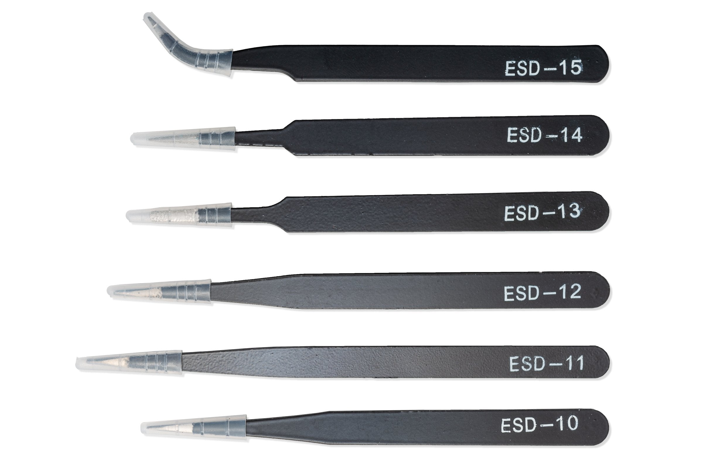 ESD tweezers set for electronics