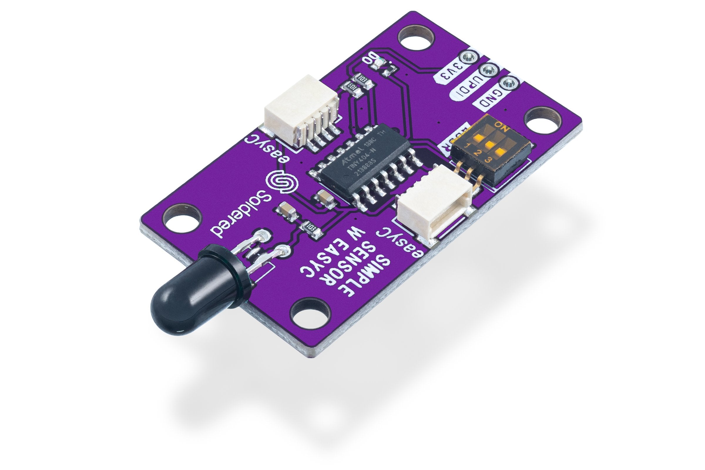 Simple light sensor board with easyC-easyC ecosystem