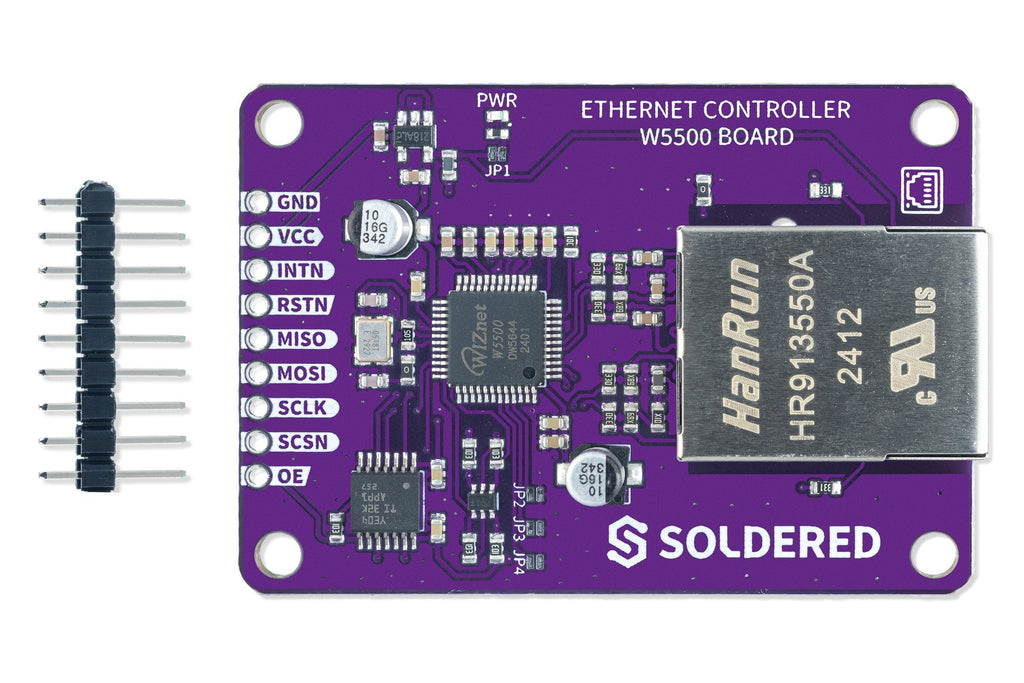 Ethernet-Controller W5500 Platine