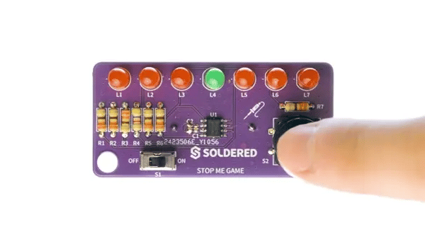 Stop Me Game Solder Kit