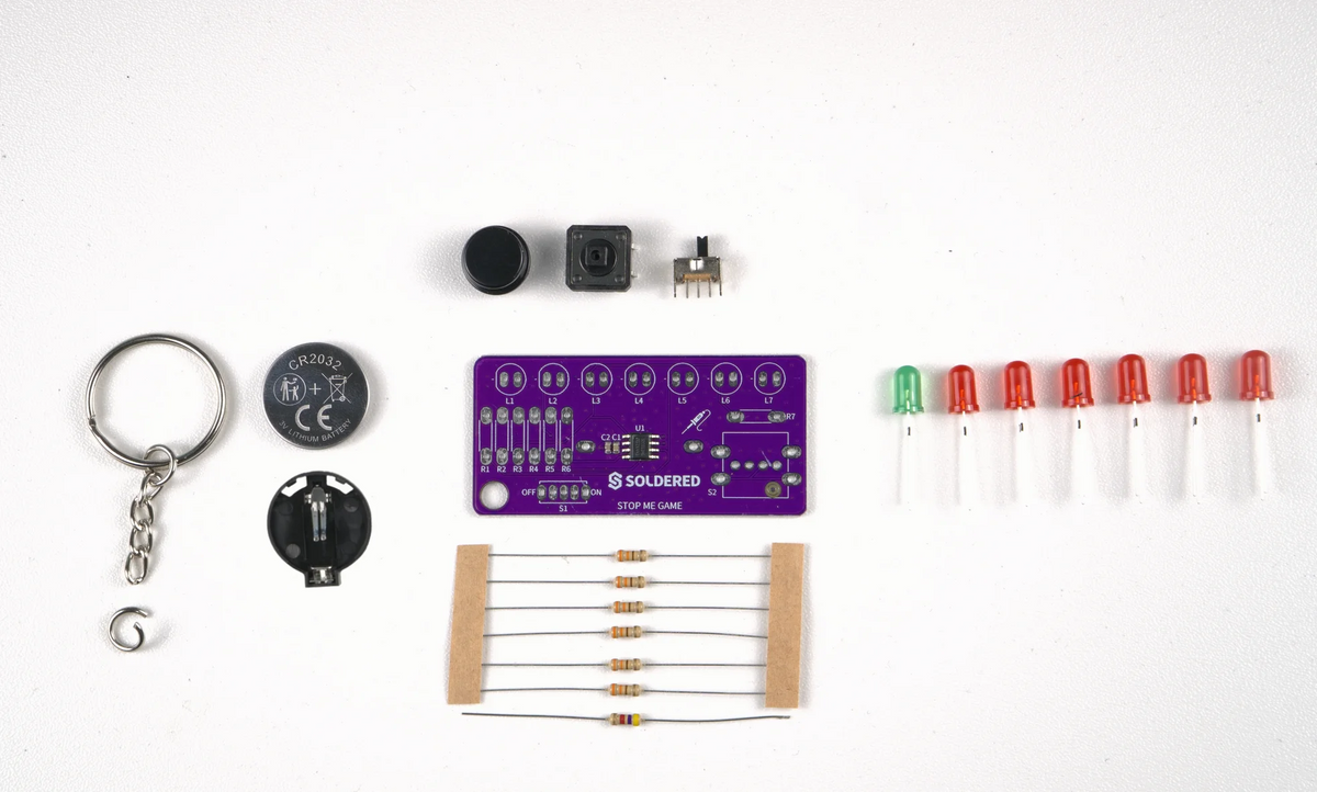 Stop Me Game Solder Kit