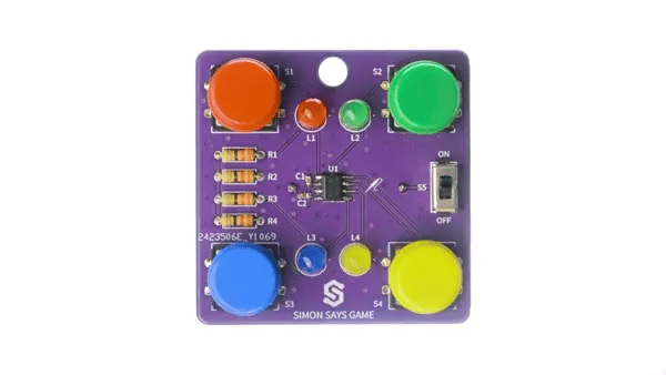 Simon Says Game Solder Kit