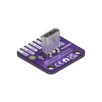 3x Soldered USB-C female vertical connector breakout