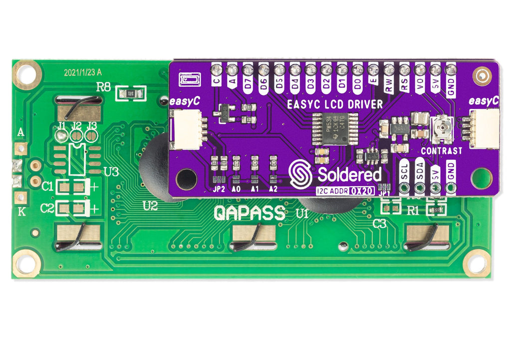LCD-Bildschirm I2C weiß/blau