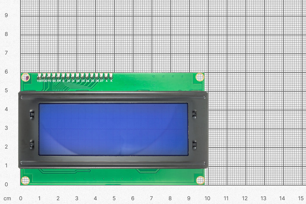 LCD display I2C white/blue