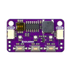 Soldered Button, LED & Buzzer Board with Qwiic