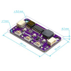Soldered Button, LED & Buzzer Board with Qwiic