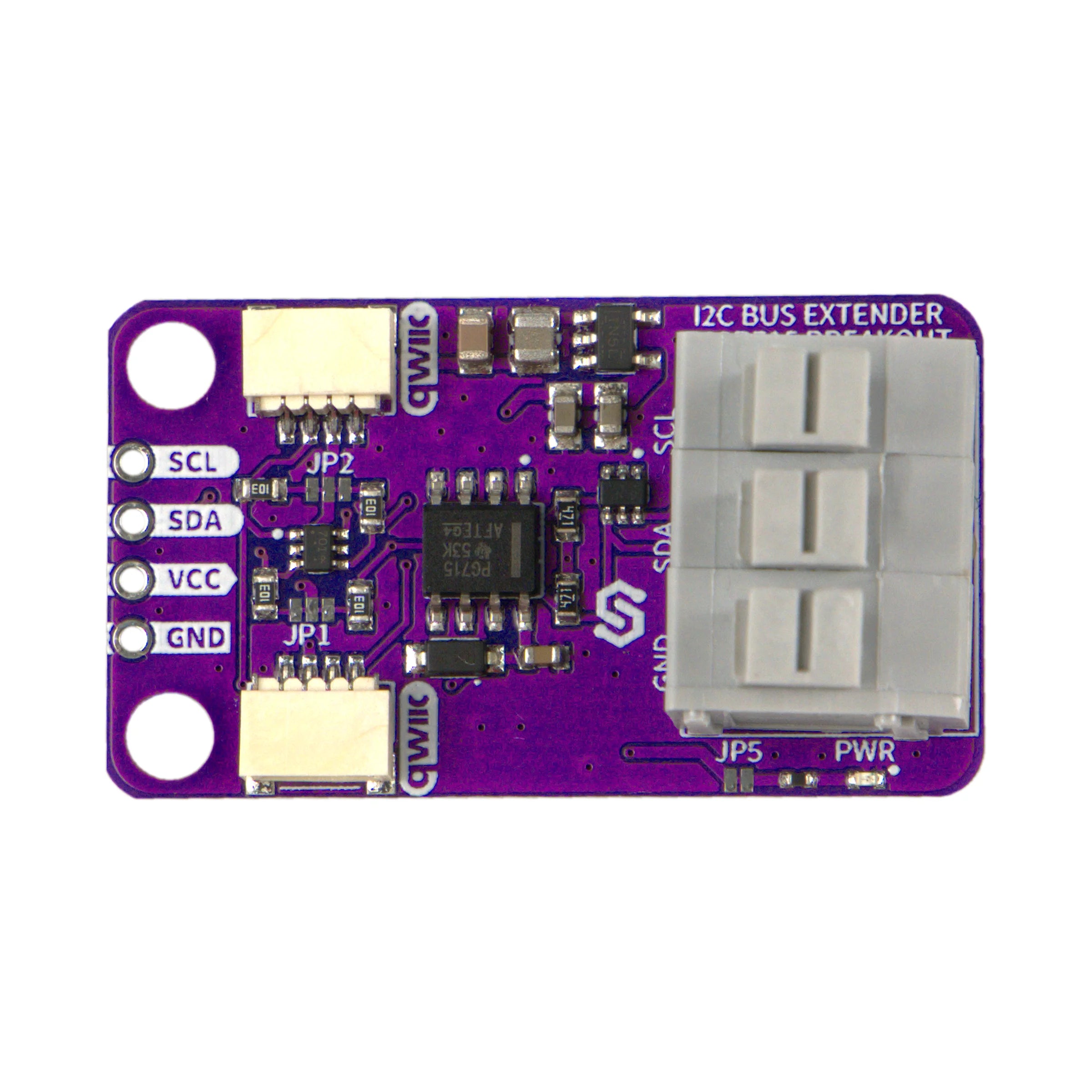 Soldered I2C bus extender P82B715 breakout