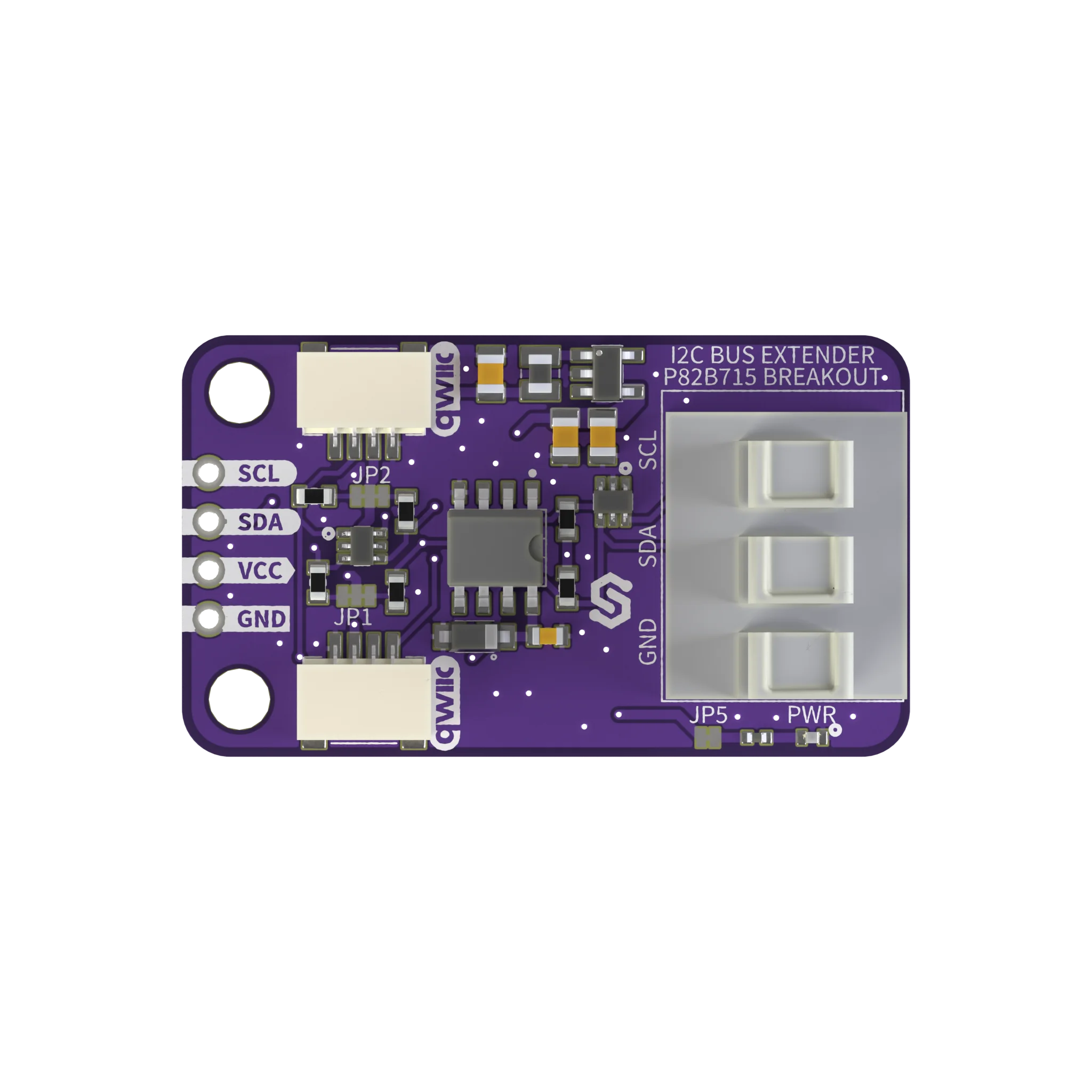Soldered I2C-Bus-Erweiterung P82B715 Breakout