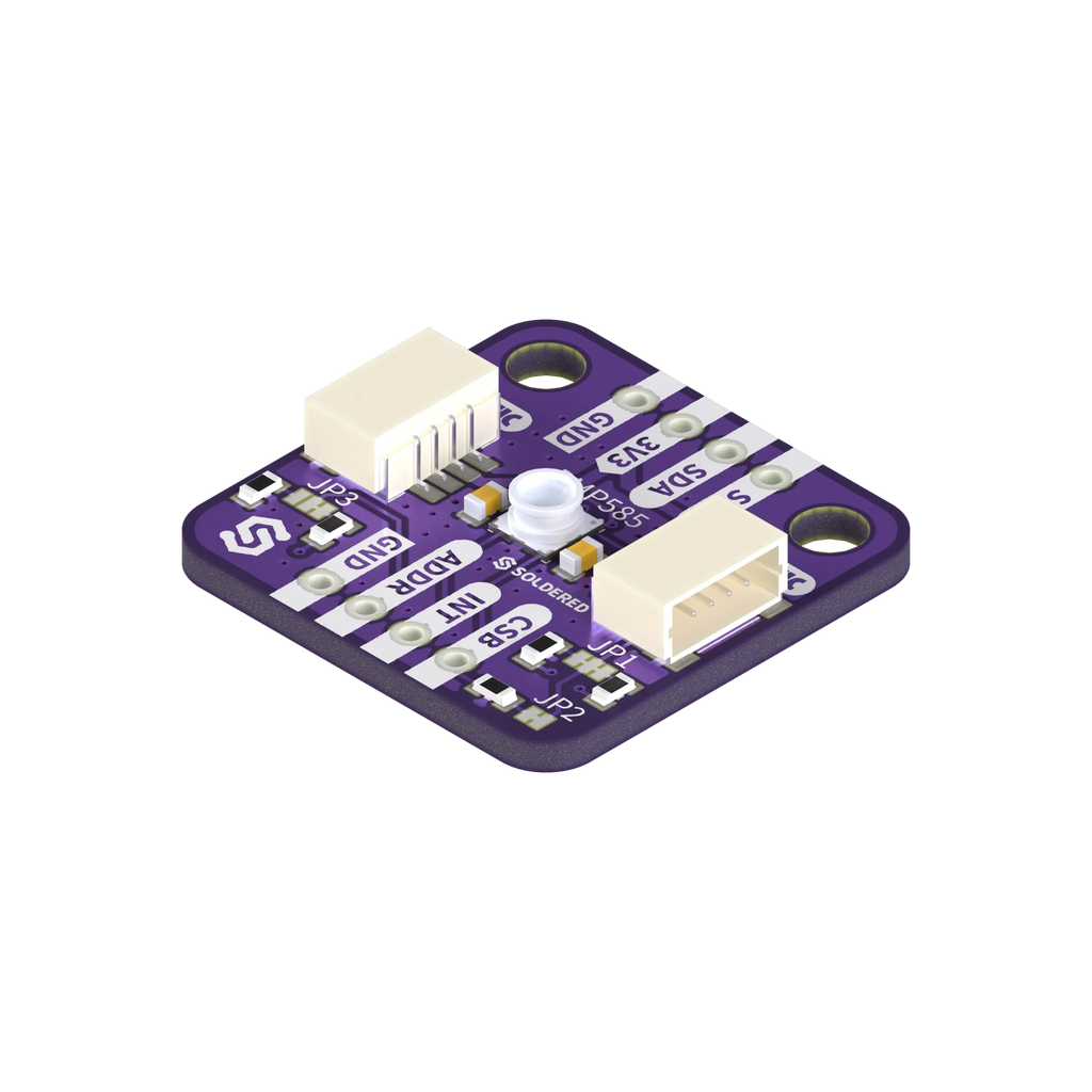 Soldered Pressure & Temperature Sensor BMP585 breakout
