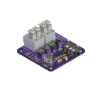 Soldered 5W audio amplifier PAM8406 board
