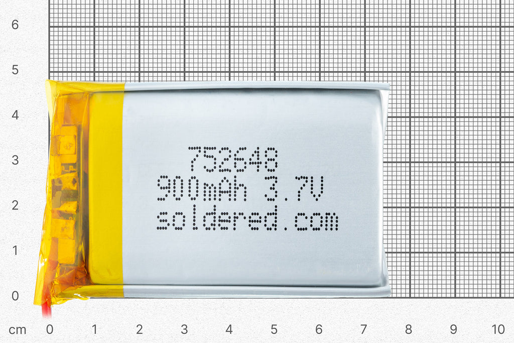 Li-ion battery 900mAh 3.7V