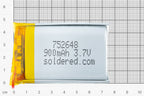 Lithium-Akku 900 mAh 3,7 V