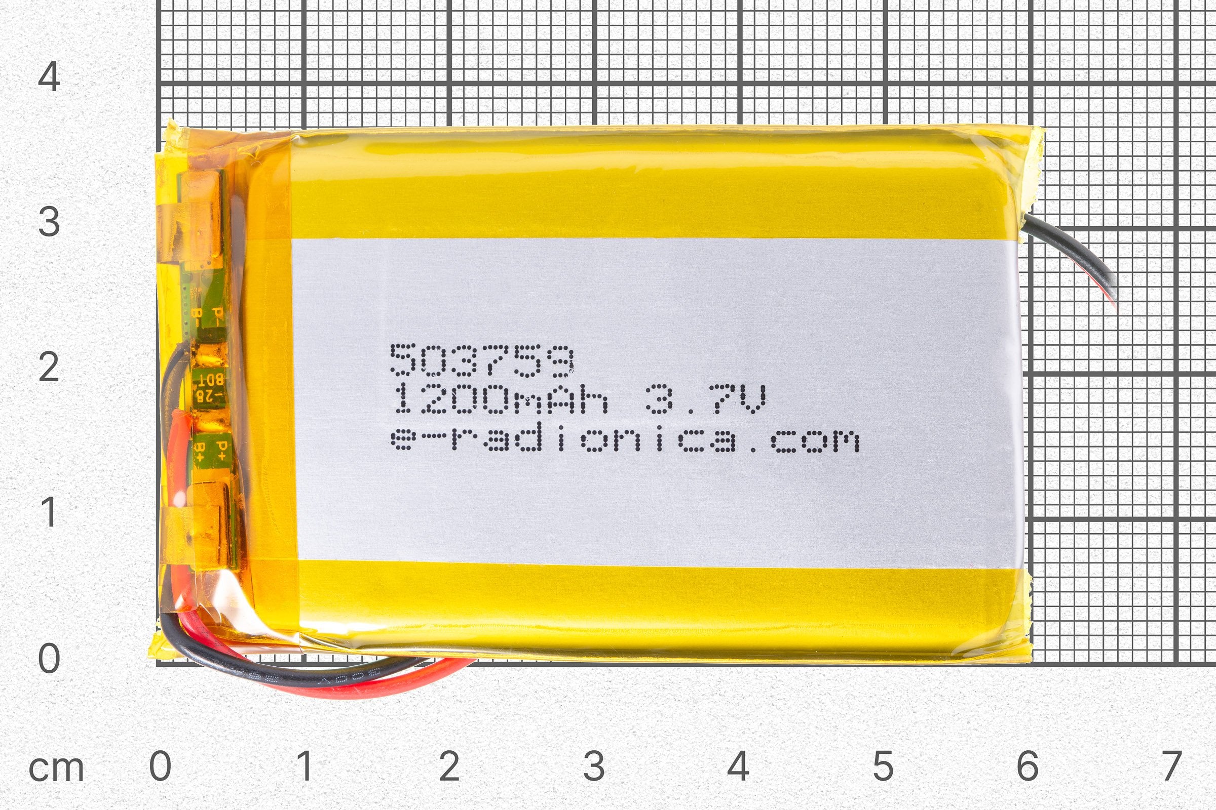 Lithiumbatterie 1200 mAh 3,7 V