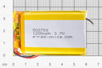 Lithiumbatterie 1200 mAh 3,7 V
