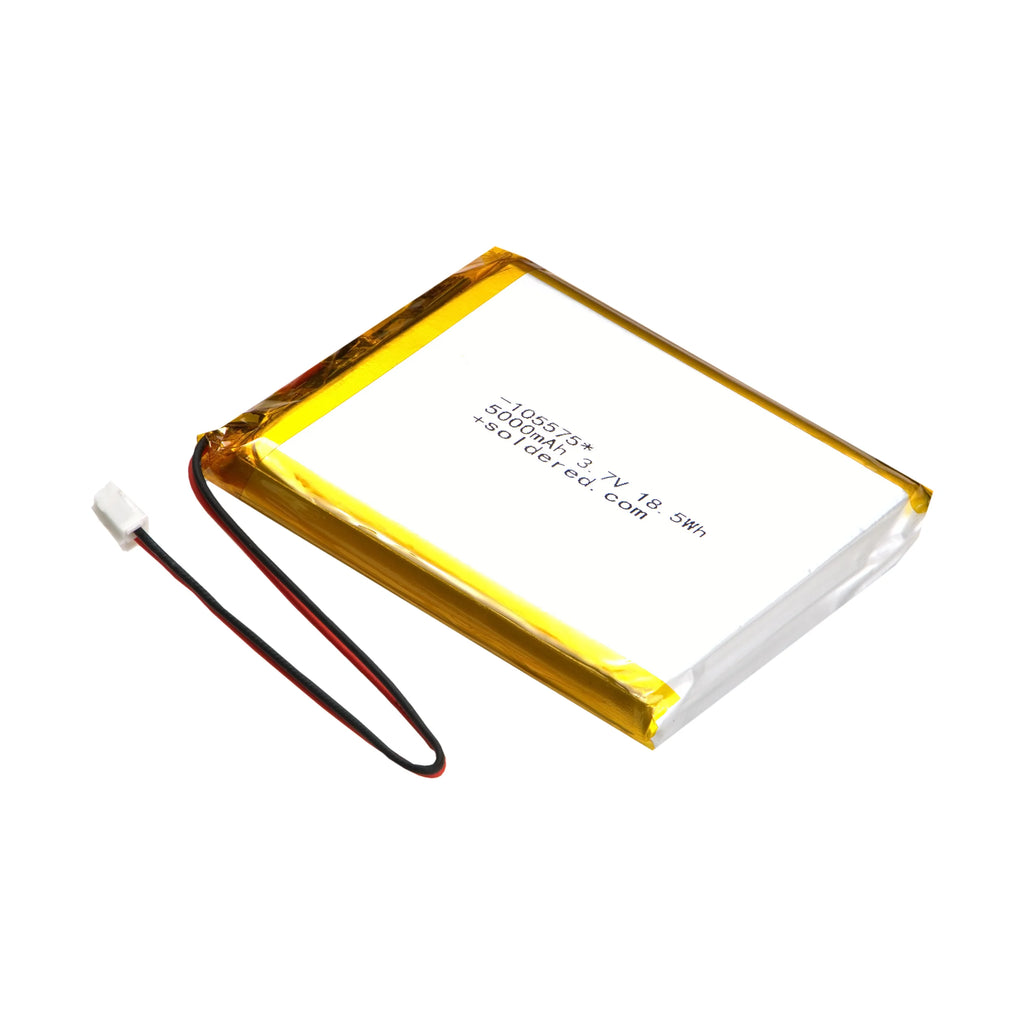 Li-Po baterija 5000mAh 3.7V 105575 JST