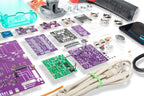 Paket verschiedener elektronischer Teile und Komponenten