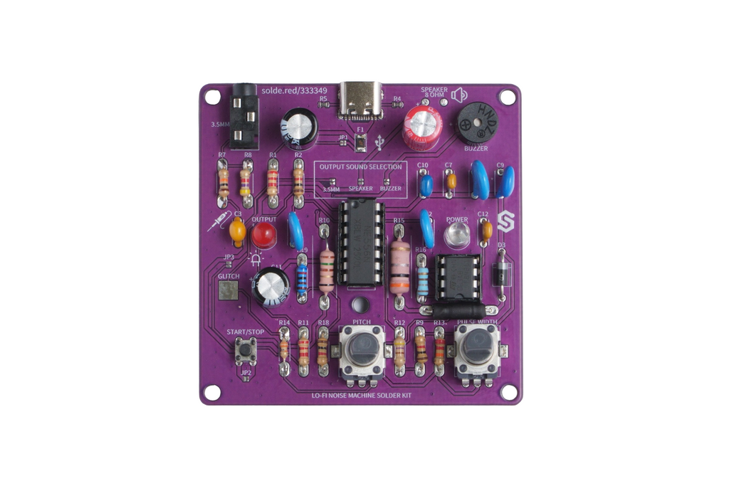 Lo-Fi Noise Machine Solder Kit