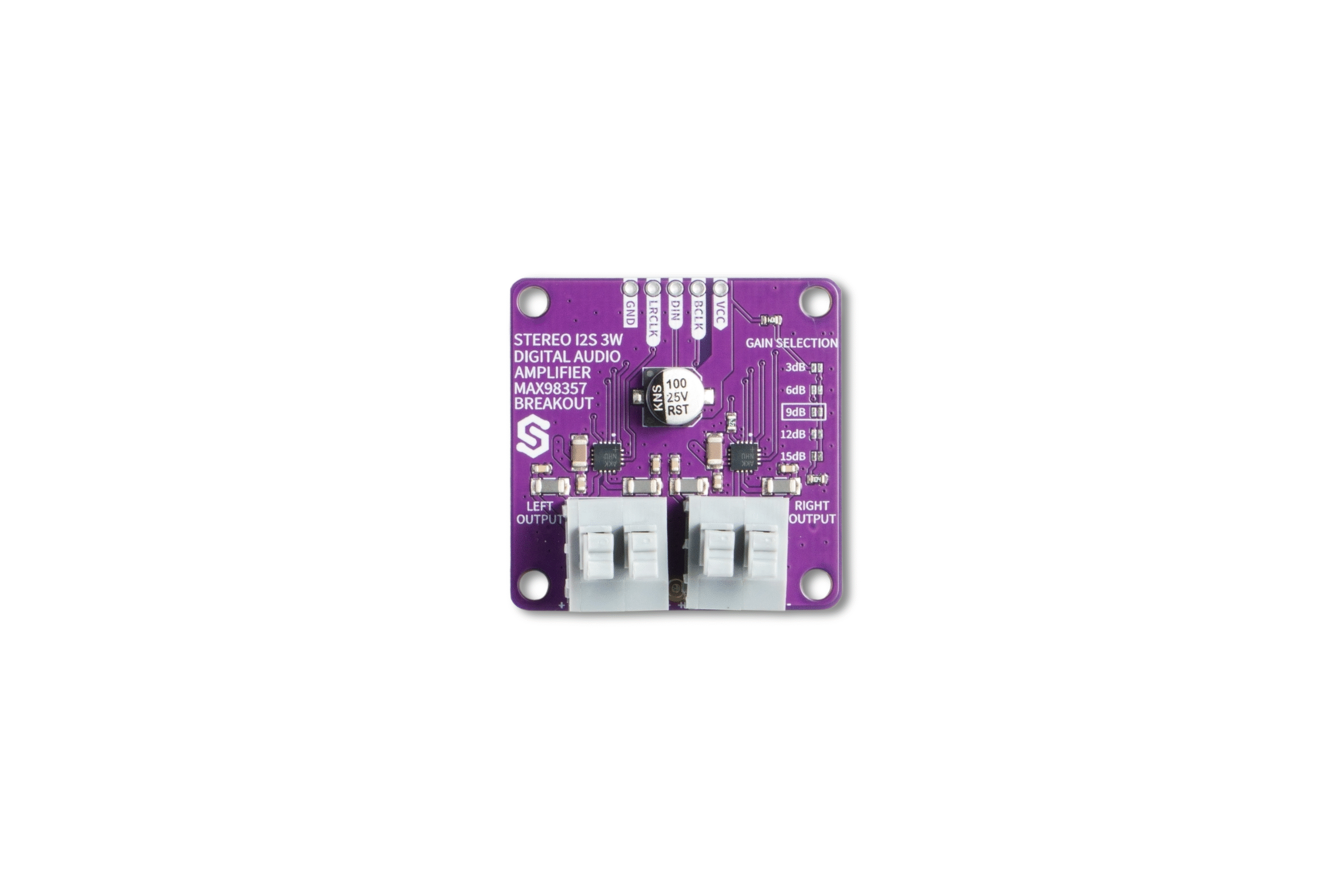 Stereo I2S Audio Amplifier MAX98357