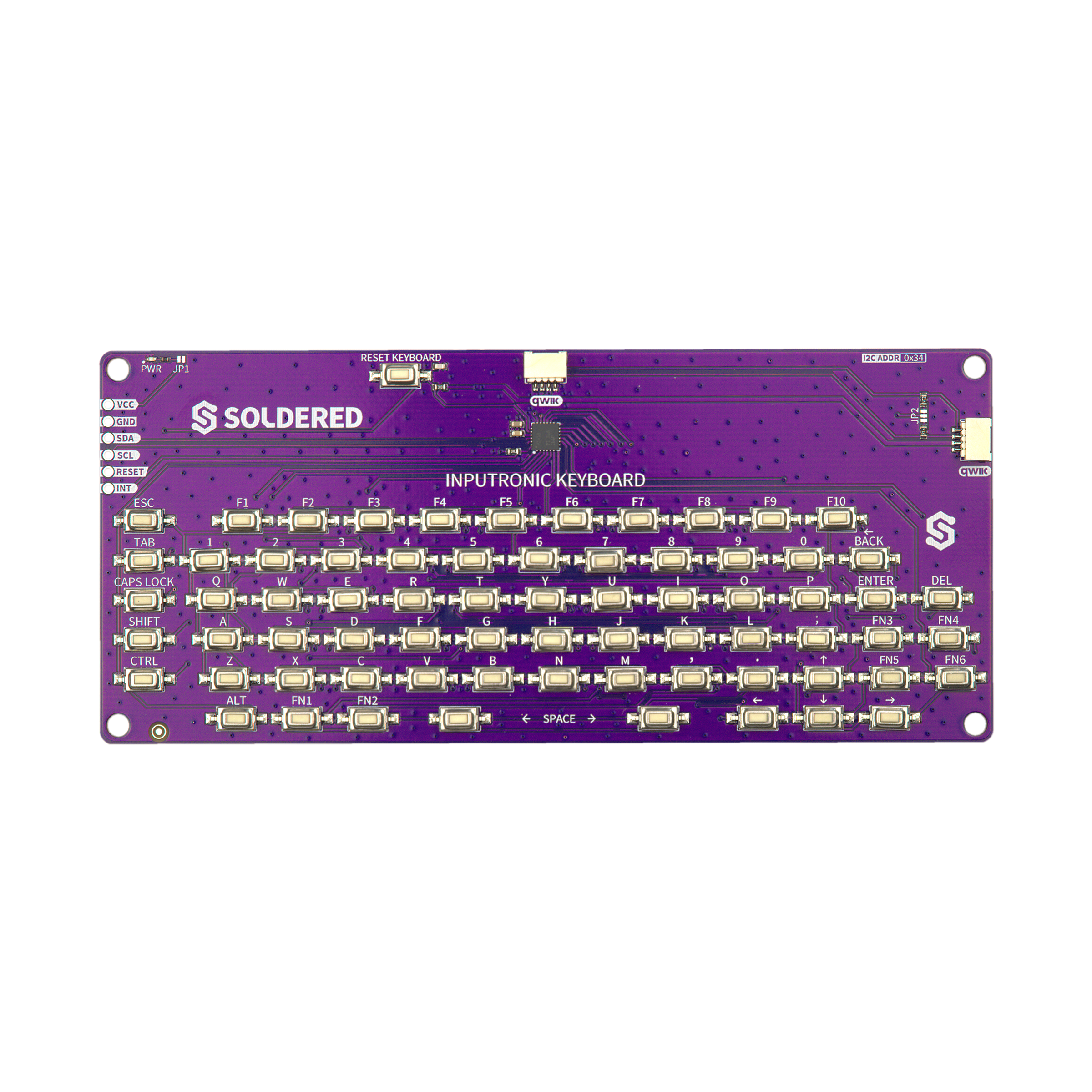 Soldered Inputronic KEYBOARD