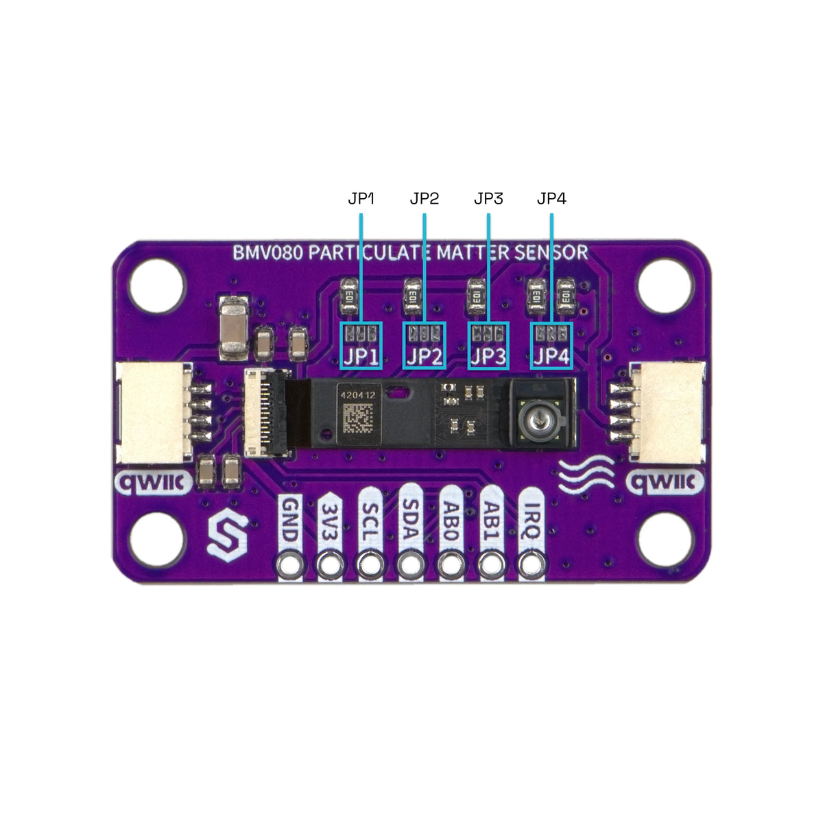 Soldered BMV080 Particulate Matter Sensor