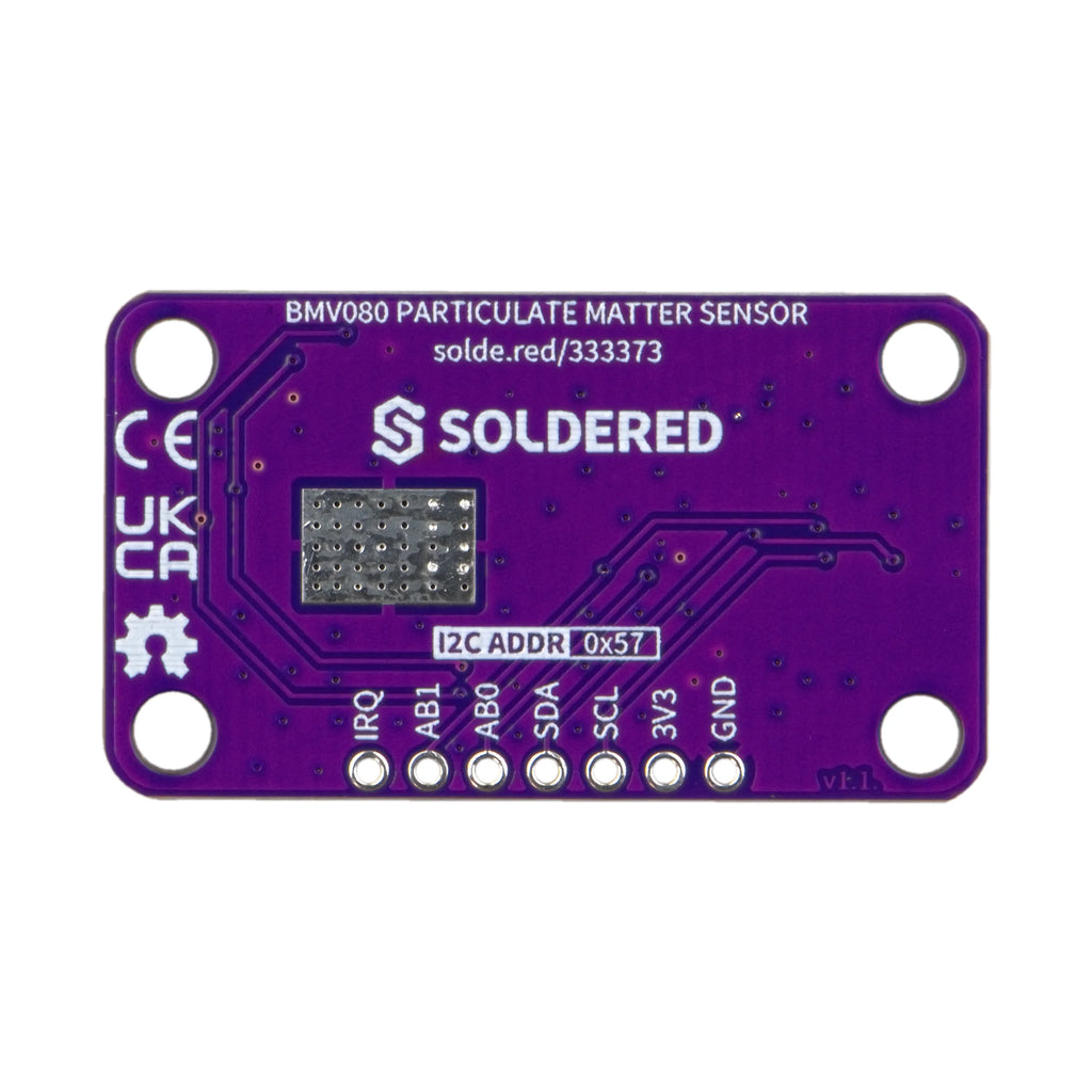 Soldered BMV080 Particulate Matter Sensor