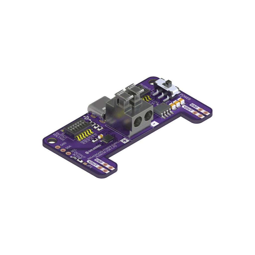 Soldered HUSB238 USB-C PD Breadboard napajanje
