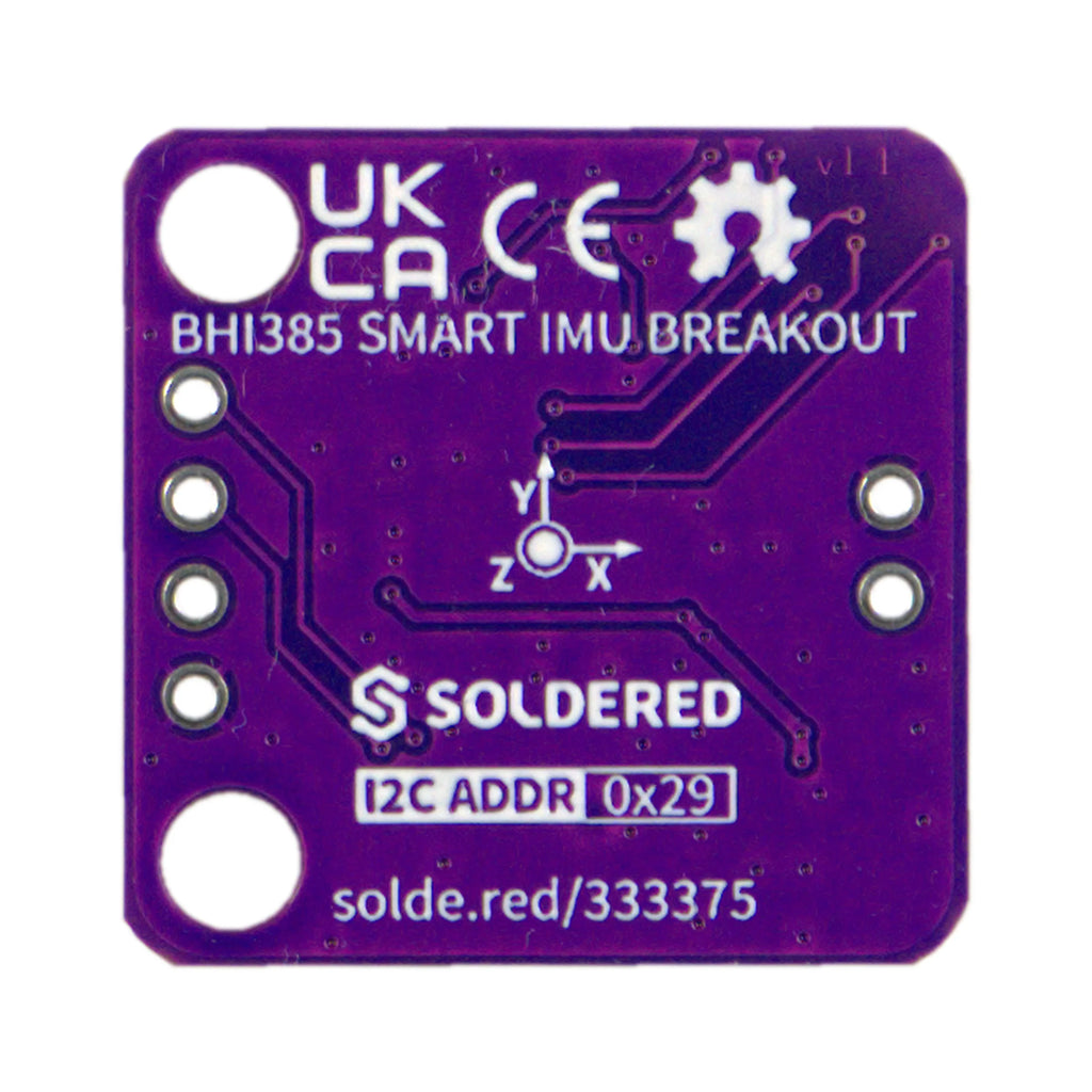 Soldered BHI385 Smart IMU Breakout