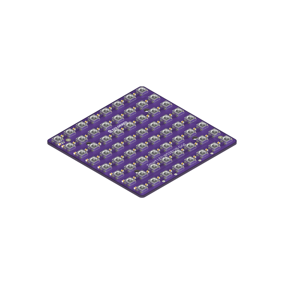Soldered Smart LED WS2812B Grid 8x8
