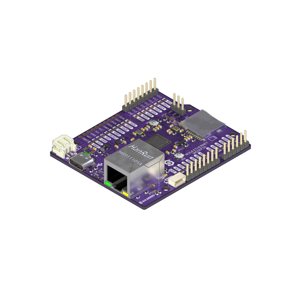 Soldered NULA Ethernet W55RP20