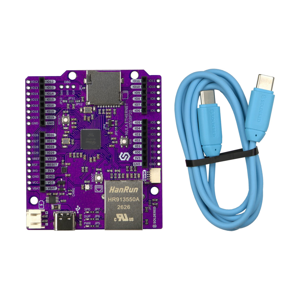 Soldered NULA Ethernet W55RP20