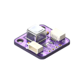 Soldered SCD43 senzor CO2 Breakout