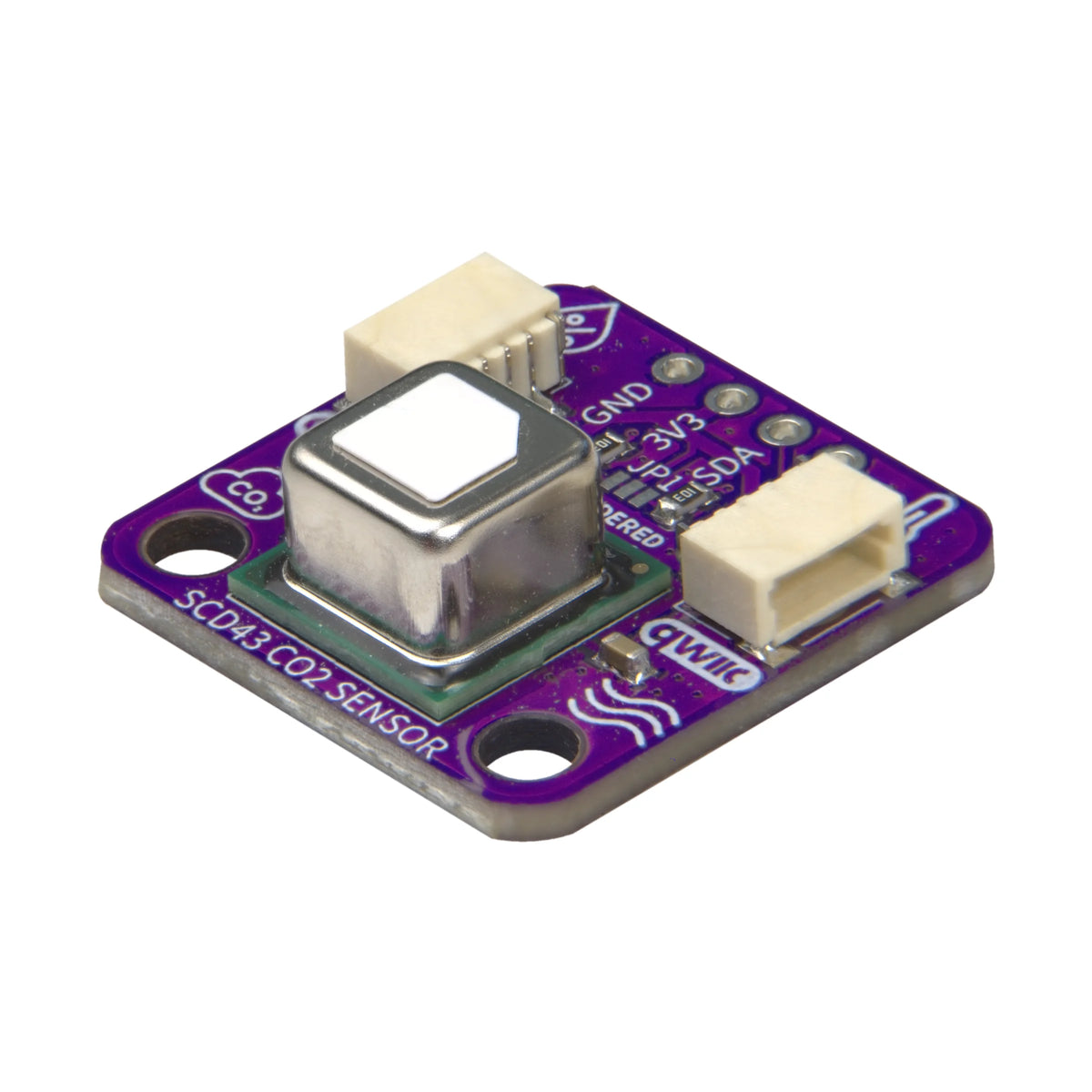 Soldered SCD43 CO2 Sensor Breakout